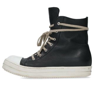 リックオウエンス(Rick Owens)のリックオウエンス  RAMONES ラモーンズレザーハイカットスニーカー メンズ 42(スニーカー)