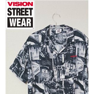 ヴィジョン ストリート ウェア(VISION STREET WEAR)の【VISION STREET WEAR】デザイン総柄半袖オープンカラーシャツ(Tシャツ/カットソー(半袖/袖なし))