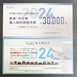 キーパー(キーパー)のKeePer技研　株主優待20％割引券(洗車・リペア用品)