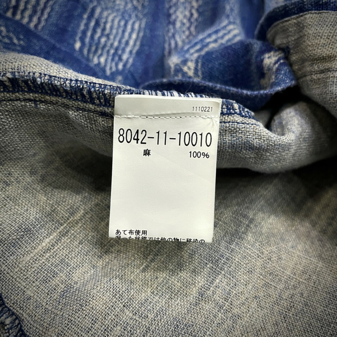Nigel Cabourn AUTHENTIC 21SS BIG SHIRT PATTERN PRINTED LINEN 長袖