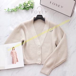 FOXEY - FOXEY☆マドレーヌ☆オイスターベージュ☆フリーサイズ ☆DM