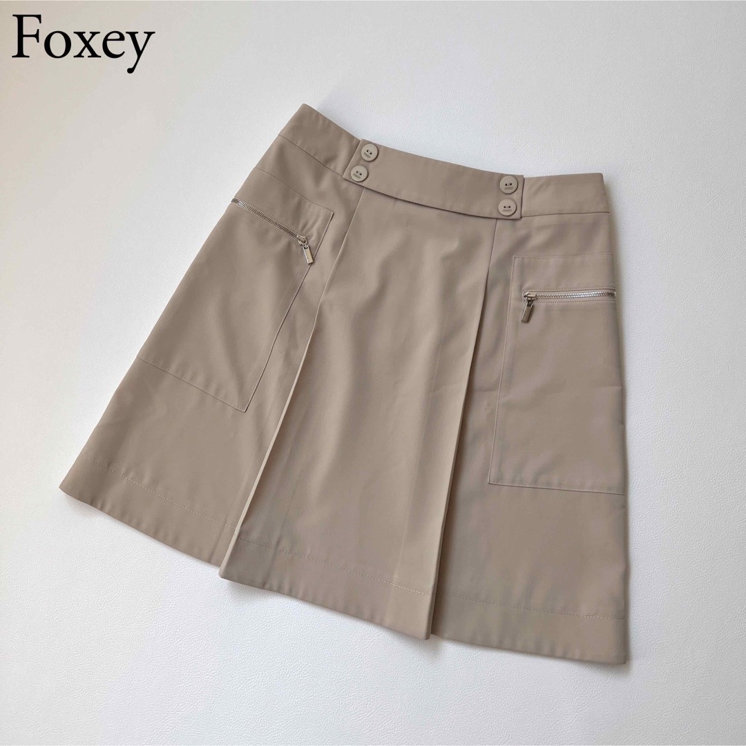 美品　FOXEY NEWYORK フォクシー　フレアスカート　ショート丈