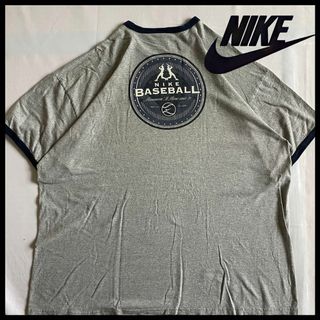 ナイキ(NIKE)のUSA古着 00s ナイキ リンガーネック Tシャツ オーバーサイズ XXL(Tシャツ/カットソー(半袖/袖なし))