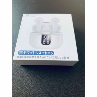 Bluetoothワイヤレスイヤホン(白)(ヘッドフォン/イヤフォン)