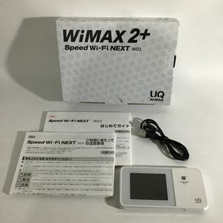 Speed Wi-Fi NEXT W03 モバイルルーター 中古 匿名配送(PC周辺機器)