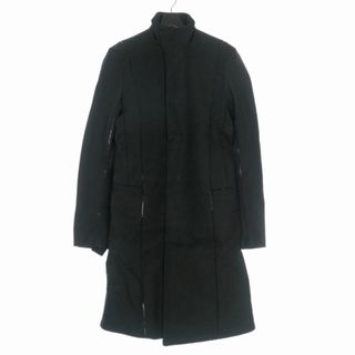 ボリスビジャンサベリ 14AW ハイネック ロング コート XS ブラック 黒(その他)