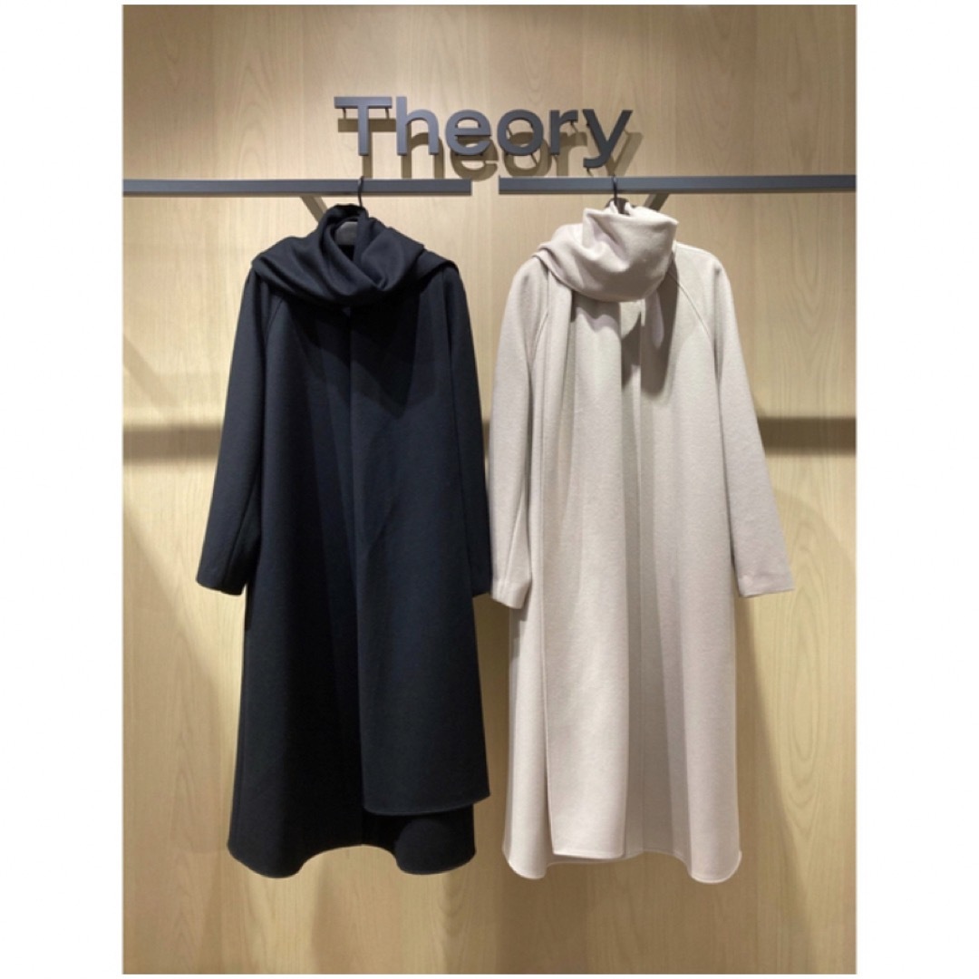 theory(セオリー)のTheory 20aw スカーフ付きロングコート レディースのジャケット/アウター(ロングコート)の商品写真