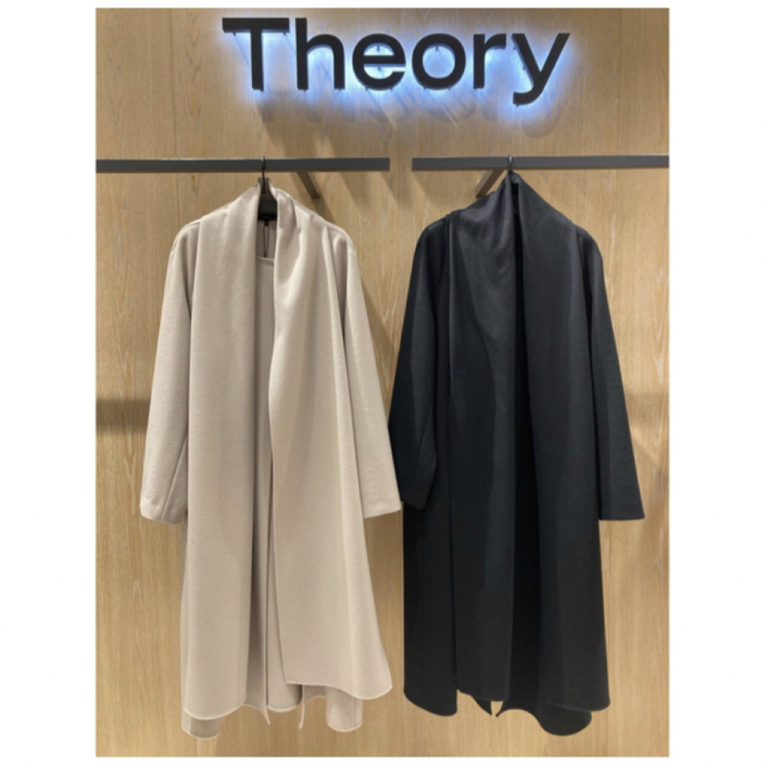 theory(セオリー)のTheory 20aw スカーフ付きロングコート レディースのジャケット/アウター(ロングコート)の商品写真