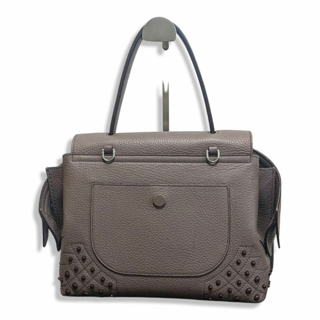 極美品】TOD´Sトッズ ウェーブ 2way ハンドショルダーバッグ-