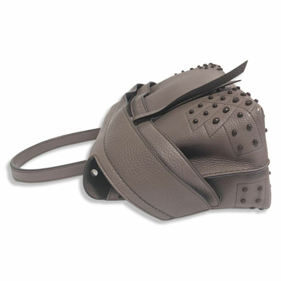 極美品】TOD´Sトッズ ウェーブ 2way ハンドショルダーバッグ-