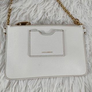 DOLCE&GABBANA - 美品 ドルチェ&ガッバーナ レザー ポーチ付き トート