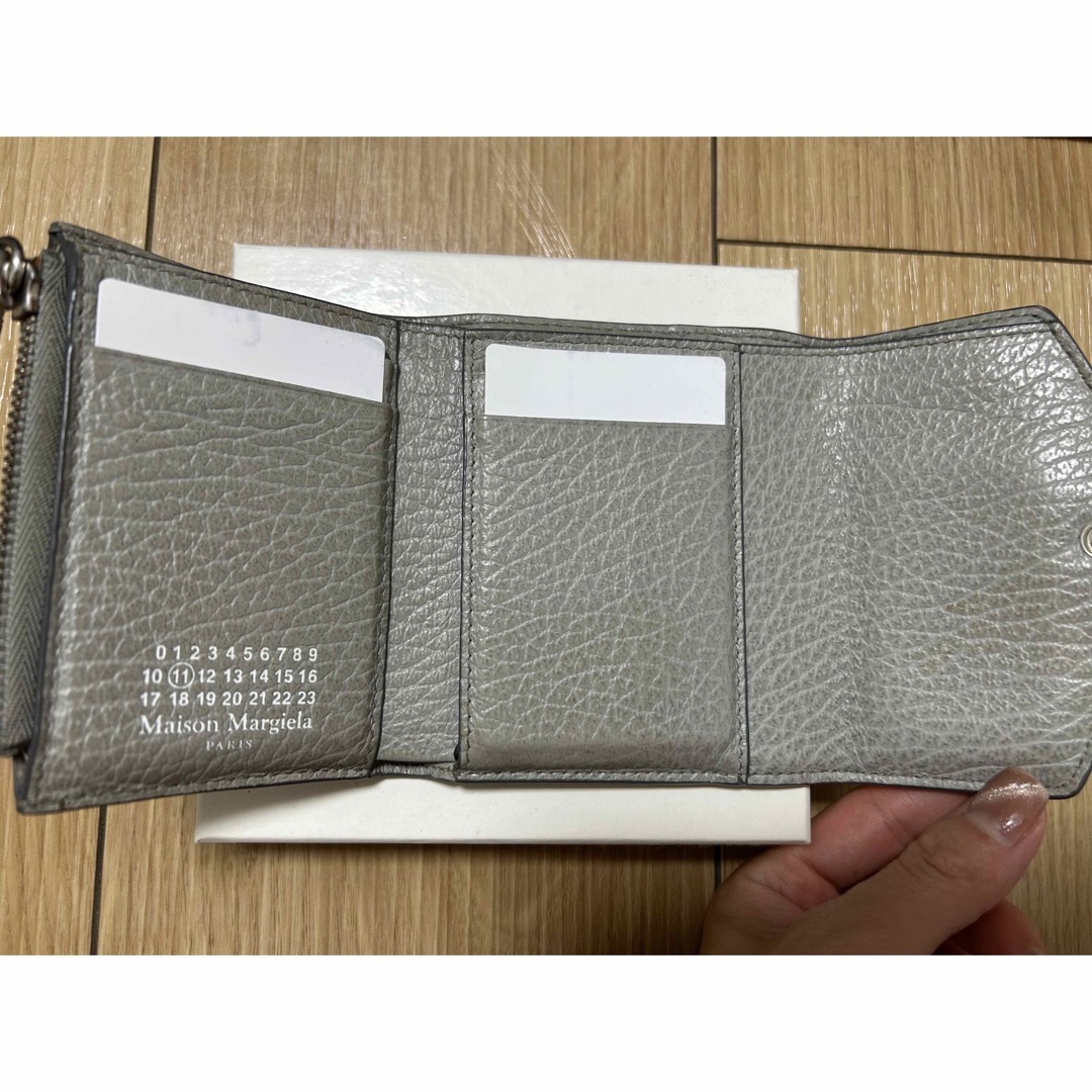 ★最終値下げ★Maison Margiela 3つ折り財布 グレー