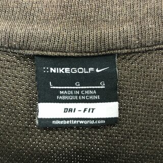 NIKE - 古着 ナイキ NIKE GOLF ゴルフ ハーフジップスウェットシャツ ...