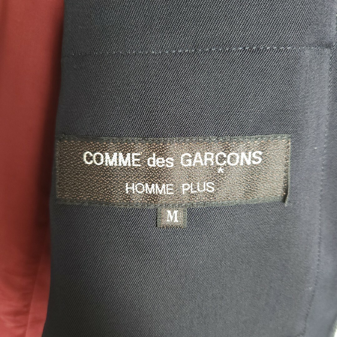 COMME des GARCONS HOMME PLUS(コムデギャルソンオムプリュス)の92AW コムデギャルソンオムプリュス ウールギャバブルゾン ネイビー メンズのジャケット/アウター(ブルゾン)の商品写真