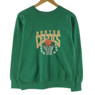 古着 80年代 LOGO7 NBA BOSTON CELTICS ボストンセルティックス スウェットシャツ トレーナー USA製 メンズM ヴィンテージ /eaa372257(スウェット)