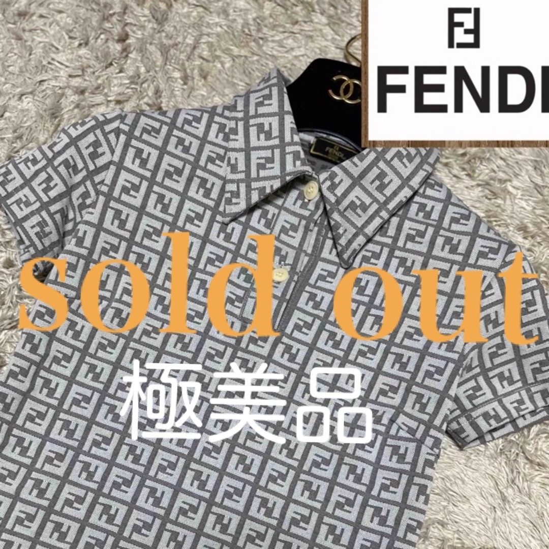 FENDI(フェンディ)のsold out❤️フェンディ　FENDI ポロシャツトップスズッカイタリア製 レディースのトップス(ポロシャツ)の商品写真