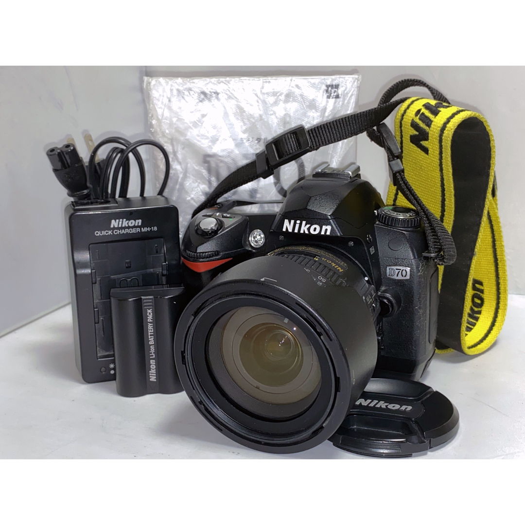 【デジタル一眼レフカメラ】Nikon D70 18-70mm レンズキット 本体 | フリマアプリ ラクマ