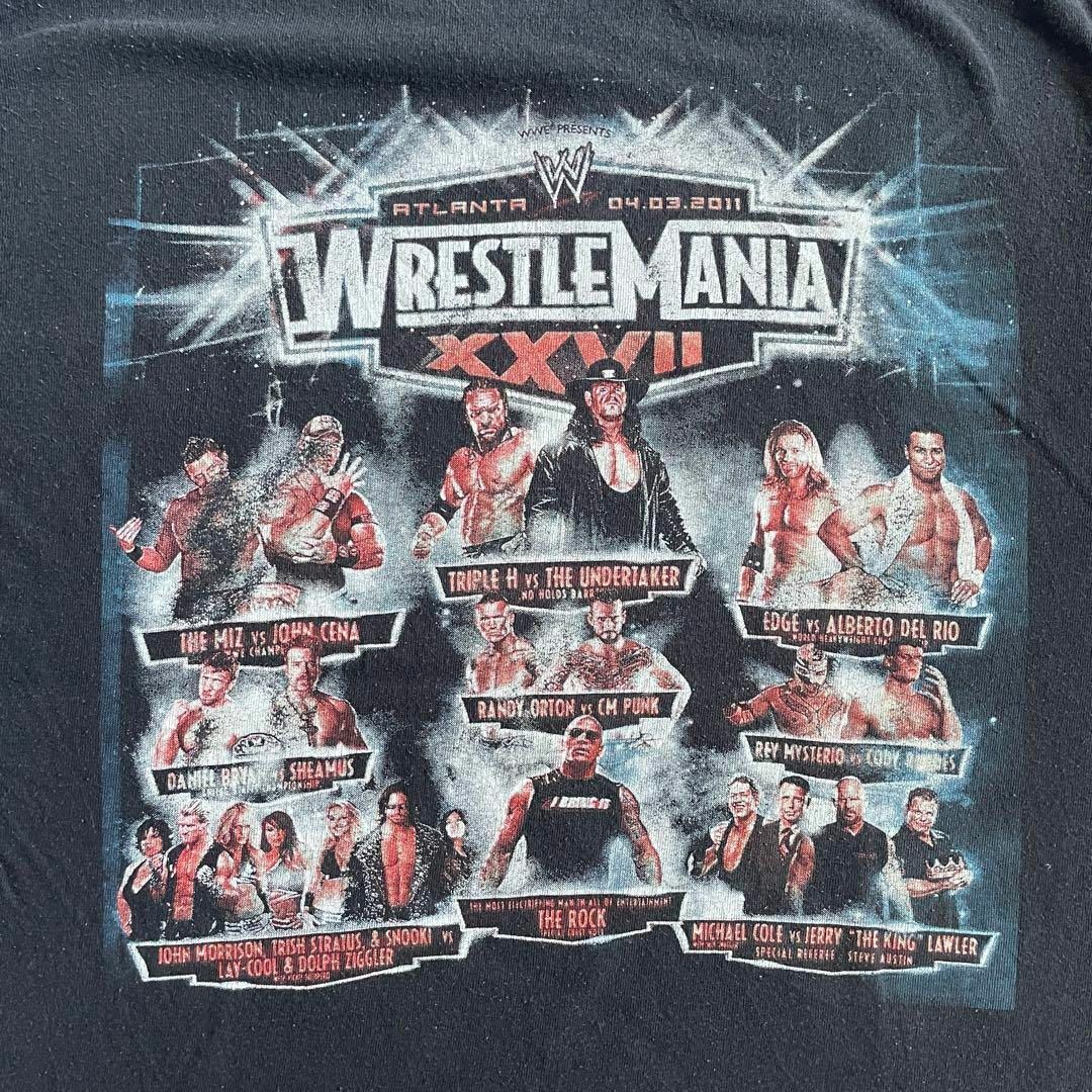 激レア ワールドプロレス Tシャツ レッスルマニア 両面プリント USA