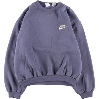 ナイキ(NIKE)の古着 90年代 ナイキ NIKE 銀タグ バックプリント ワンポイントロゴスウェット トレーナー メンズM ヴィンテージ /eaa370799(スウェット)