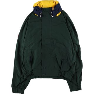 トミーヒルフィガー(TOMMY HILFIGER)の古着 90年代 トミーヒルフィガー TOMMY HILFIGER 袖ロゴ セーリングジャケット メンズXL ヴィンテージ /eaa372218(その他)