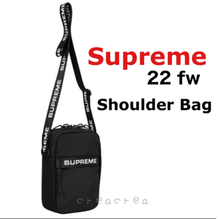 シュプリーム(Supreme)のsupreme Shoulder Bag ショルダーバッグ　ブラック　22 fw(ショルダーバッグ)