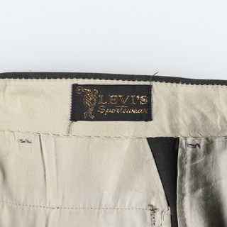 古着 60~70年代 リーバイス Levi's Sportswear スラックスパンツ ...