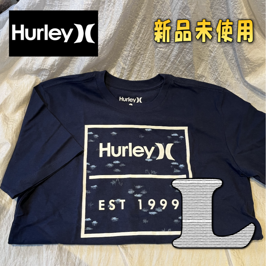 Hurley(ハーレー)のハーレー　hurley Tシャツ L ネイビー　新品未使用 メンズのトップス(Tシャツ/カットソー(半袖/袖なし))の商品写真