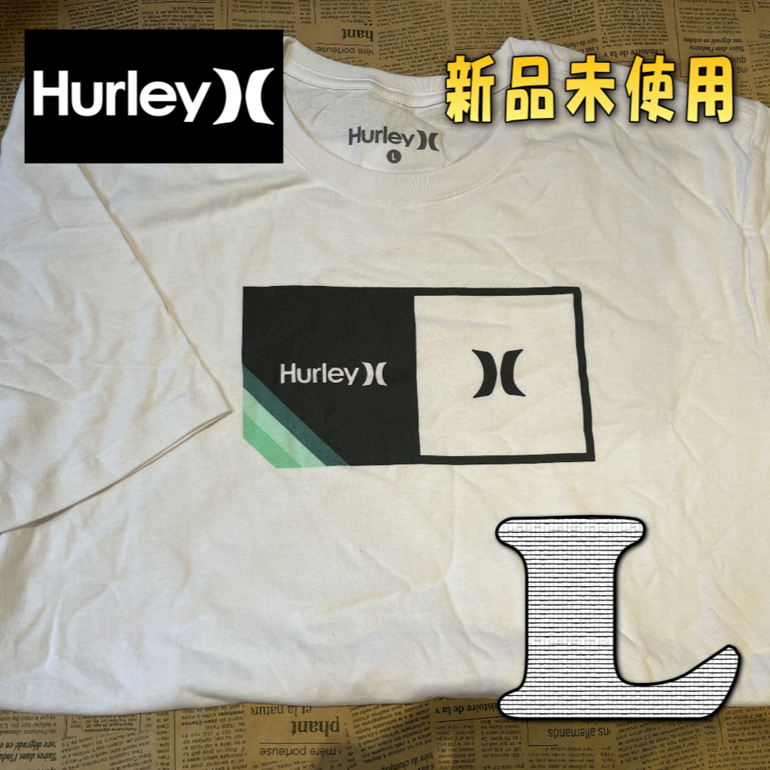 Hurley(ハーレー)のハーレー　hurley Tシャツ L 白　新品未使用 メンズのトップス(Tシャツ/カットソー(半袖/袖なし))の商品写真