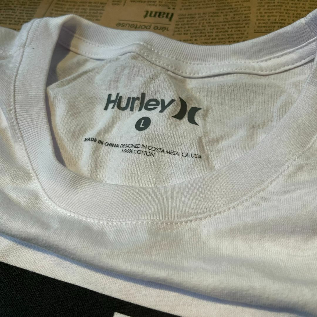 Hurley(ハーレー)のハーレー　hurley Tシャツ L 白　新品未使用 メンズのトップス(Tシャツ/カットソー(半袖/袖なし))の商品写真