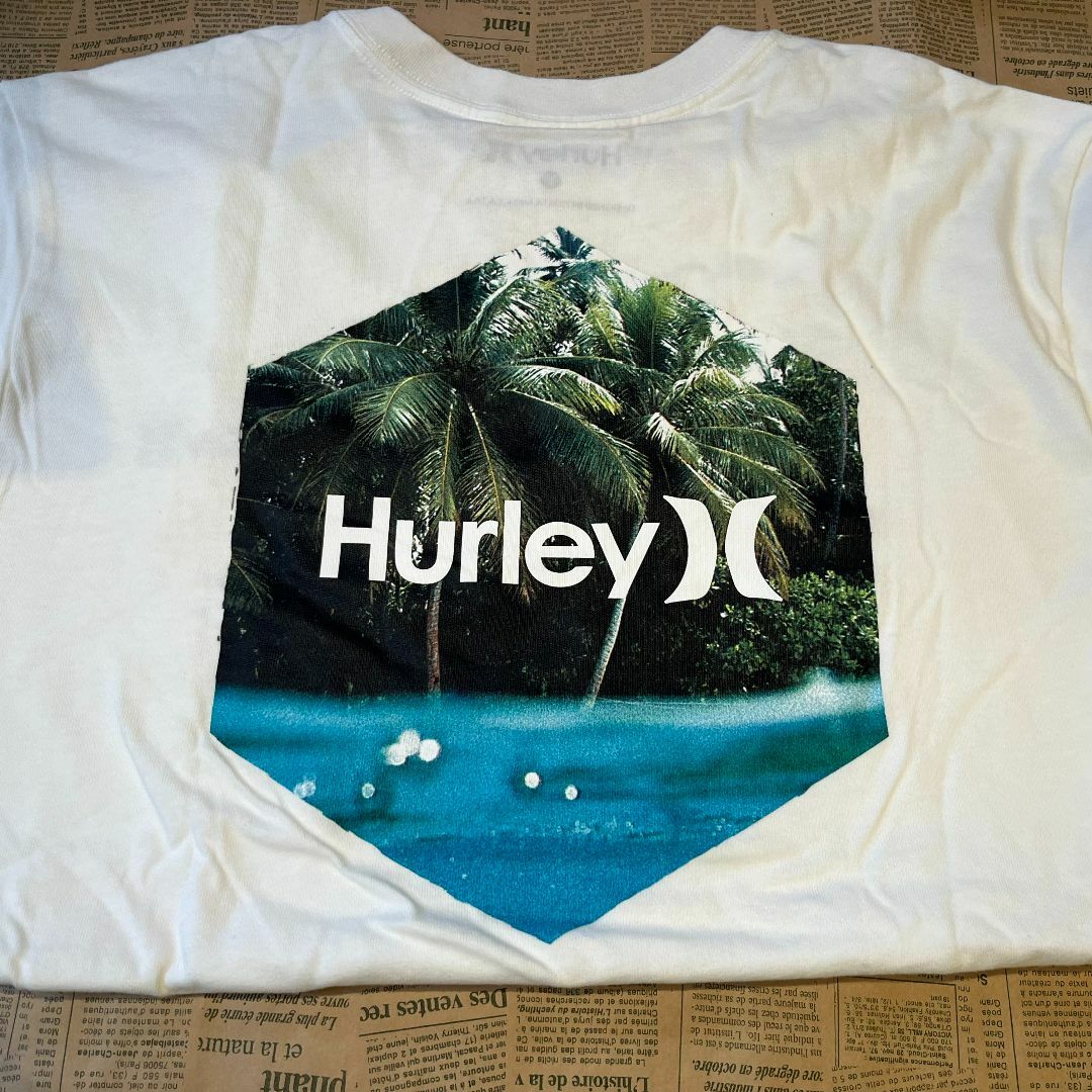 Hurley(ハーレー)のハーレー　hurley Tシャツ L 白　新品未使用 メンズのトップス(Tシャツ/カットソー(半袖/袖なし))の商品写真