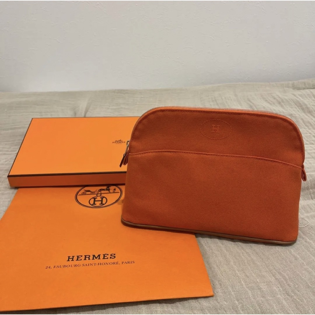 新品未使用　エルメス ボリードポーチ MM ポーチ 箱付 HERMES | フリマアプリ ラクマ