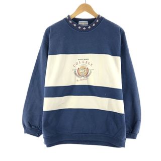 古着 CHALLENGER カレッジスウェットシャツ トレーナー メンズL