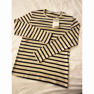 ジルサンダー(Jil Sander)のジルサンダー　ボーダー　カットソー　新品未使用(Tシャツ/カットソー(七分/長袖))