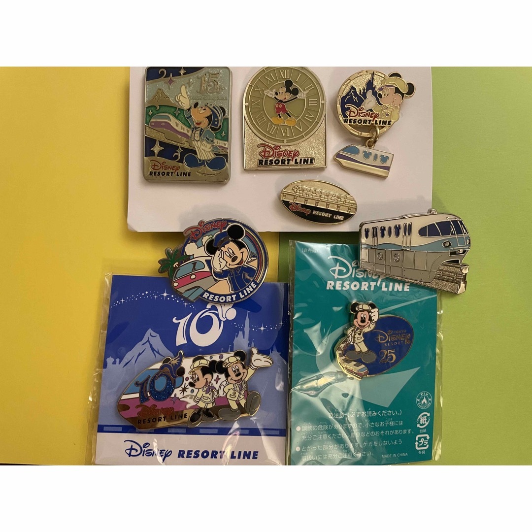 Disney - ディズニー リゾートライン ピンバッジ セット 非売品 Disney - ディズニー リゾートライン ピンバッジ セット 非売品