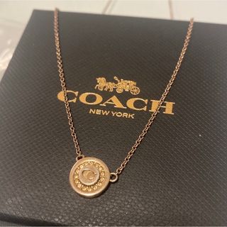 コーチ(COACH)のこれ以上の値下げ不可🙇‍♀️COACH コーチ　ネックレス　ピンクゴールド(ネックレス)