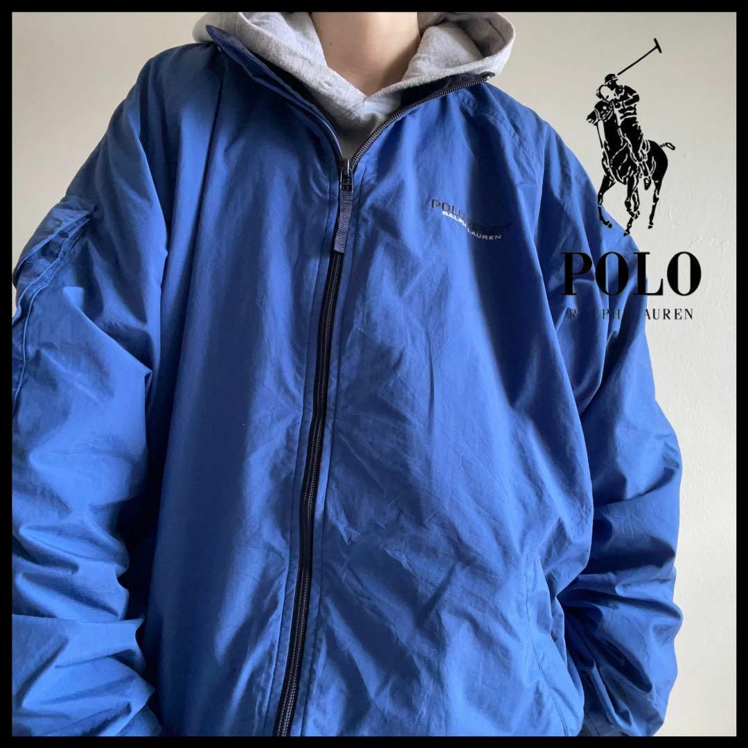 POLO RALPH LAUREN - 希少 ポロスポーツ ナイロンジャケット 薄中綿