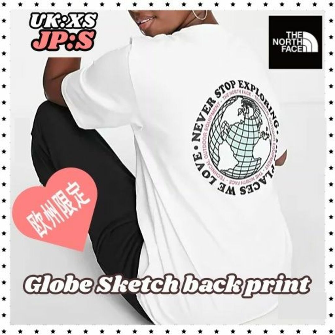 THE NORTH FACE(ザノースフェイス)のザ・ノースフェイス バック プリント T シャツ T Globe Sketch メンズのトップス(Tシャツ/カットソー(半袖/袖なし))の商品写真