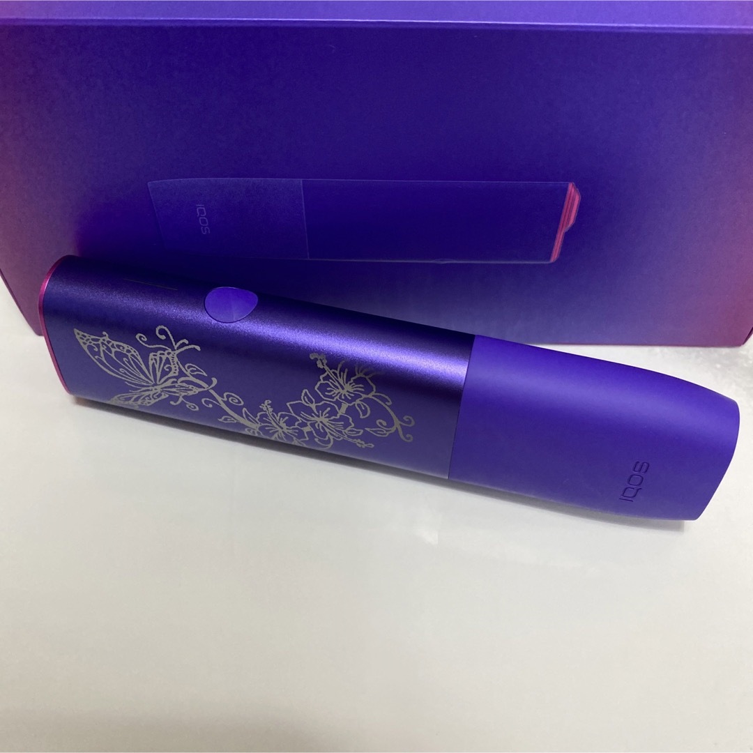 iQOS ILUMAONE アイコス イルマワン レーザー加工 アゲハ蝶 ネオン-