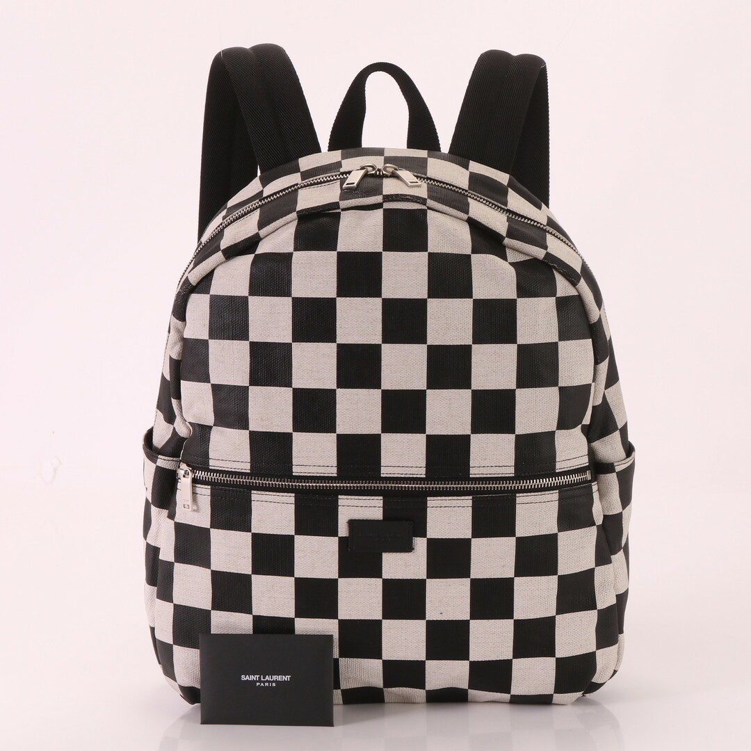 Saint Laurent - 極美品□サンローランパリ□格子 柄□リュックサック