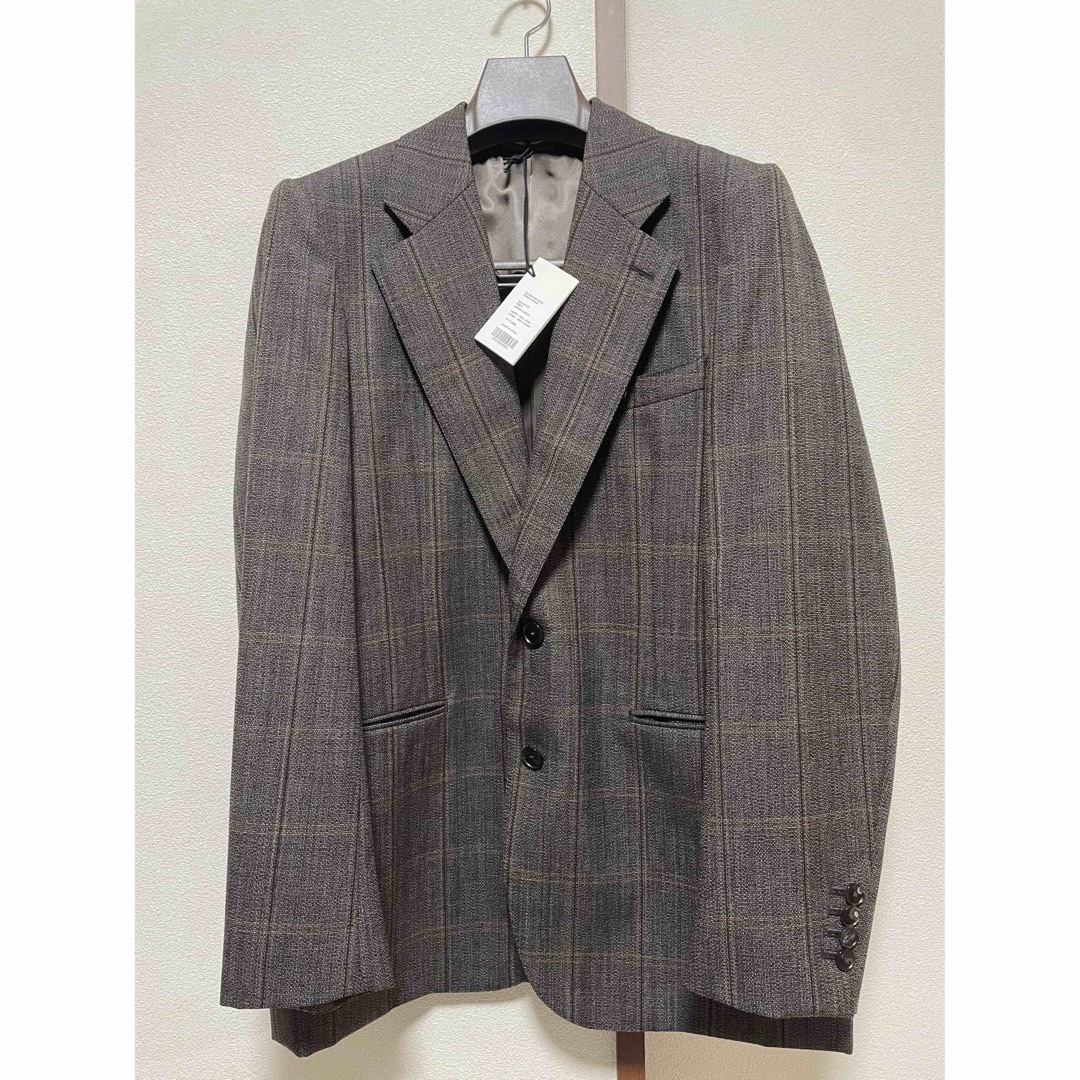 AURALEE(オーラリー)のAURALEE BLUEFACED WOOL CHECK JACKET メンズのジャケット/アウター(テーラードジャケット)の商品写真