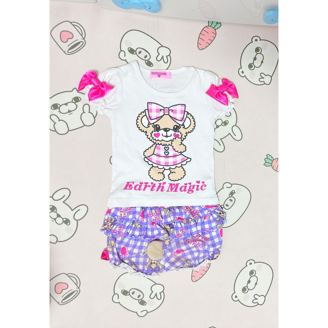 EARTHMAGIC(アースマジック)の▷ギンガムセトア◁♡*｡ﾟ キッズ/ベビー/マタニティのキッズ服女の子用(90cm~)(その他)の商品写真