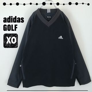 00s adidas フロントロゴ ナイロンプルオーバー