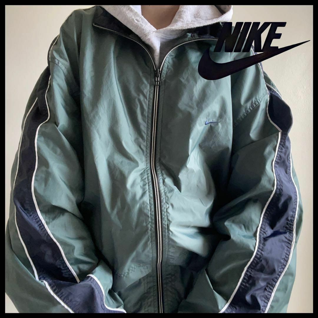 NIKE - 激レア 90s ナイキ ナイロンジャケット スモールスウッシュ