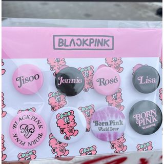 ブラックピンク(BLACKPINK)のBLACKPINK verdy コラボ 缶バッジ 韓国限定 ポップアップ 新品(K-POP/アジア)