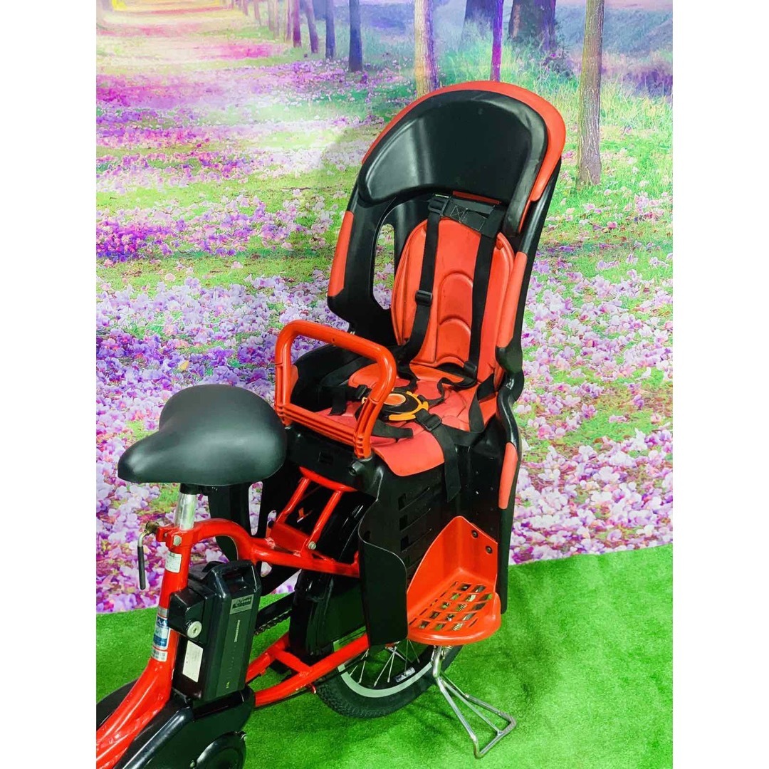 ☆51子供乗せ11電動アシスト自転車ブリヂストン3人乗り対応20インチ