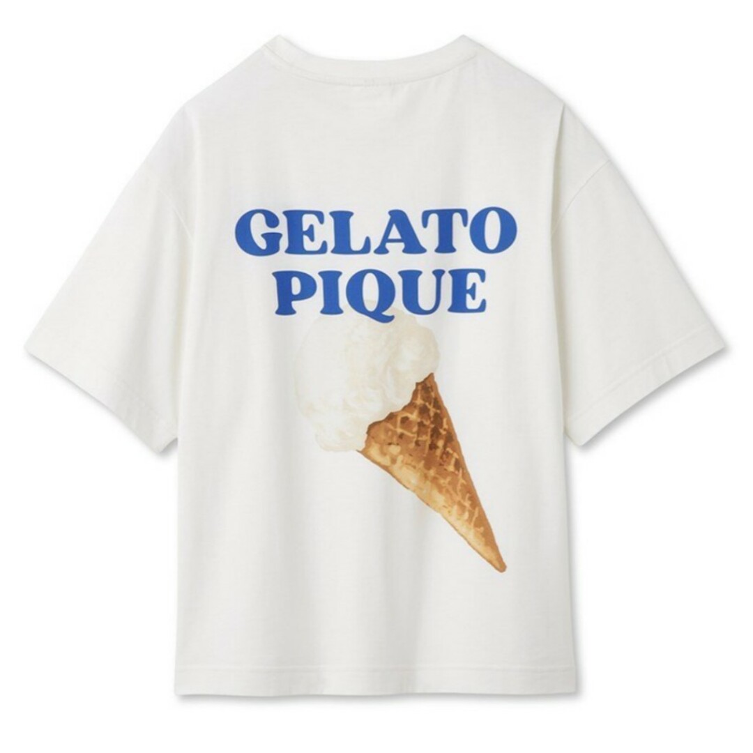 gelato pique(ジェラートピケ)の新品 ジェラートピケ バックプリントTシャツ＆ギンガムチェック柄ロングパンツ レディースのルームウェア/パジャマ(その他)の商品写真