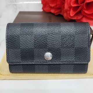 ルイヴィトン(LOUIS VUITTON)の【未使用に近い】 ルイヴィトン ダミエグラフィット ミュルティクレ6 キーケース(キーケース)