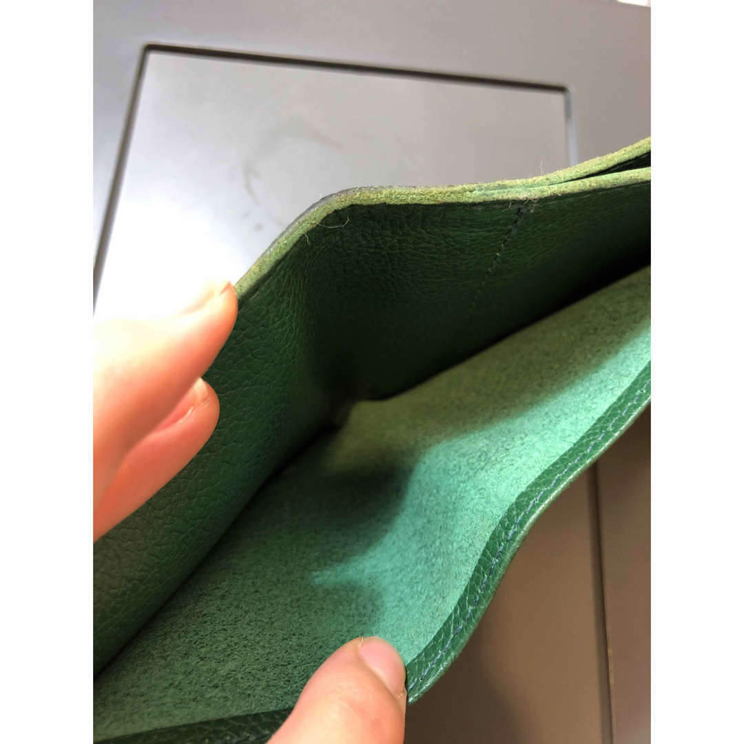 IL BISONTE(イルビゾンテ)の【セール】イルビゾンテ　二つ折り　財布　グリーン レディースのファッション小物(財布)の商品写真