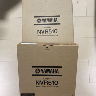 ヤマハ(ヤマハ)のYAMAHA ルーター NVR510✖️2台(PC周辺機器)