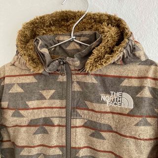 未使用美品 ノースフェイス キッズ 110 ノマドジャケット ボアコート 男女可
